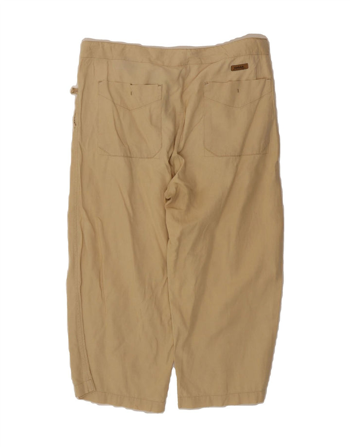 GAS Womens Capri Casual Trousers Large W34  Beige Vintage Gas and Second-Hand Gas from Messina Hembry 