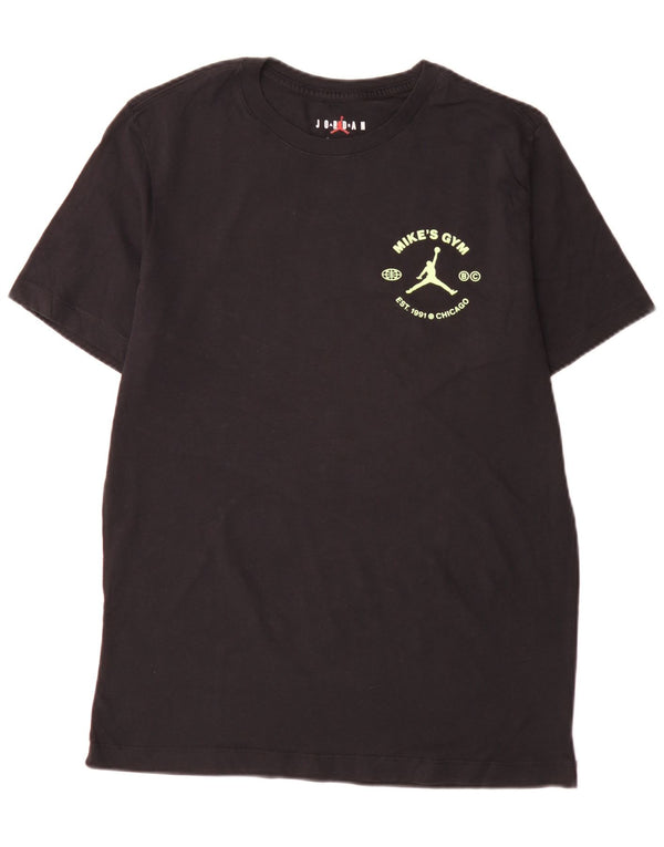 Jordan Herre Regular Graphic T-Shirt Top Medium Sort Bomuld Sports