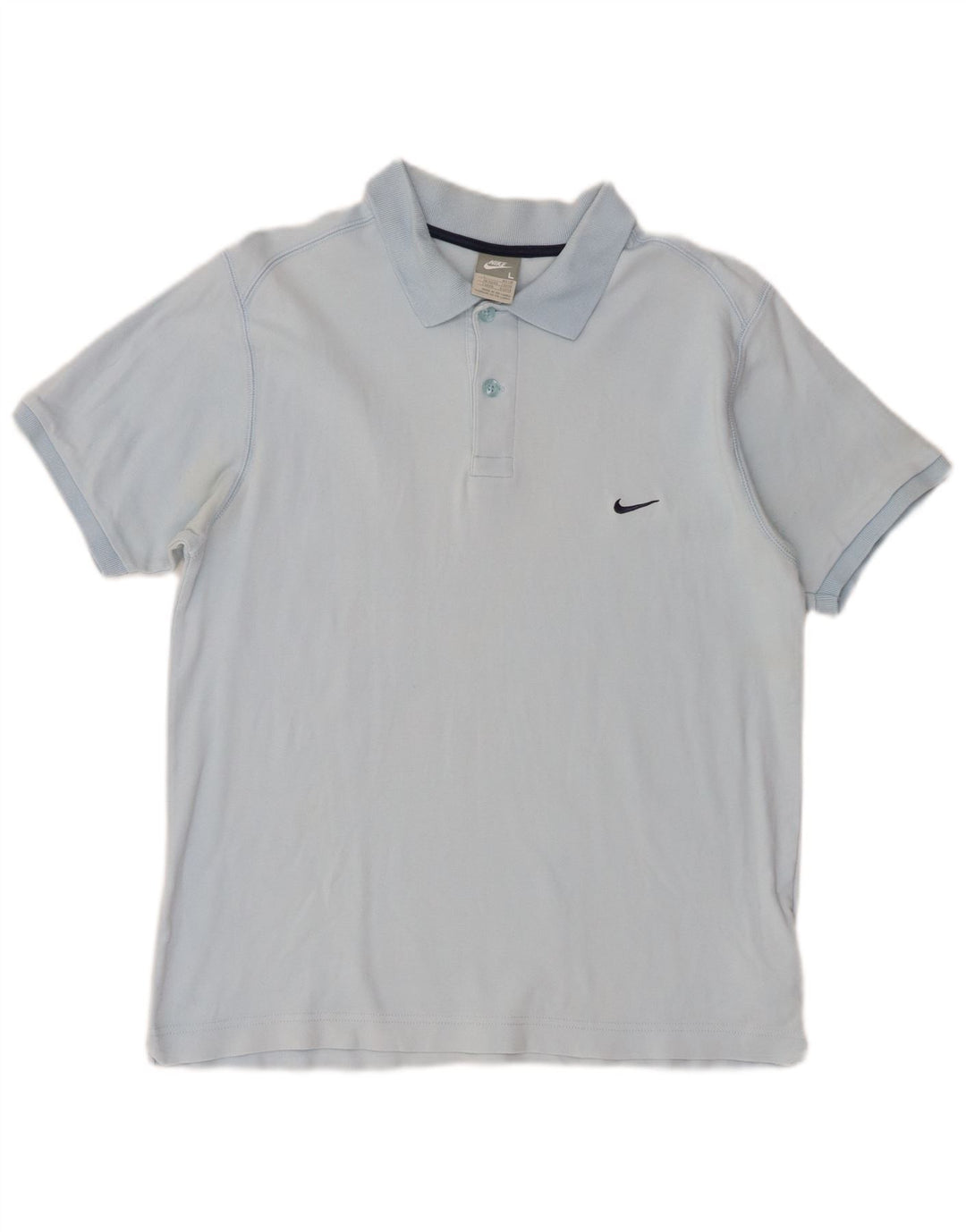 Nike Poloskjorte til mænd, stor blå bomuld
