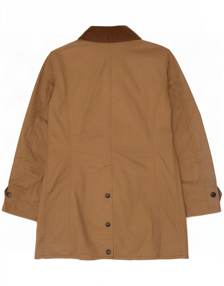 Barbour Dame Regnfrakke UK 12 Medium Brun Bomuld