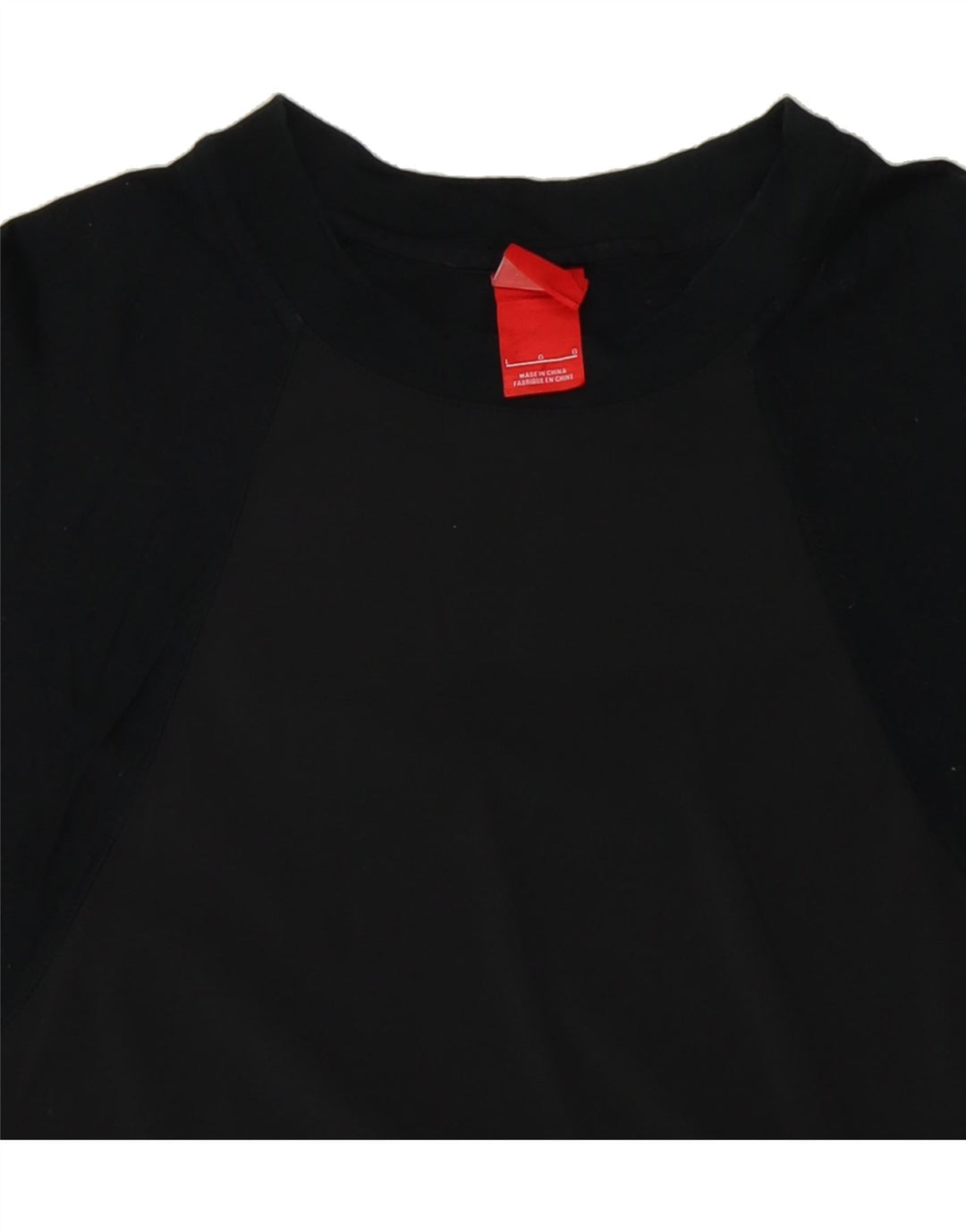 NIKE Womens Blouse Top UK 16 Large Black Polyester Vintage Nike and Second-Hand Nike from Messina Hembry 