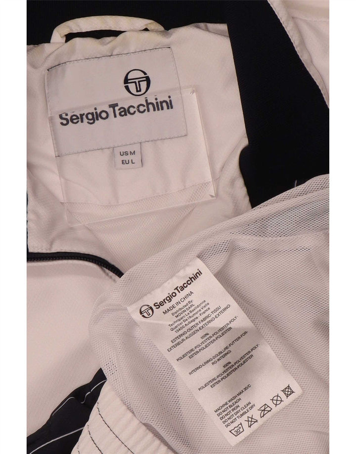 Sergio Tacchini Herre træningsdragt Topjakke Medium White Colourblock