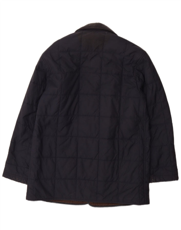 Fay Herre polstret jakke UK 36 Small Navy Blue