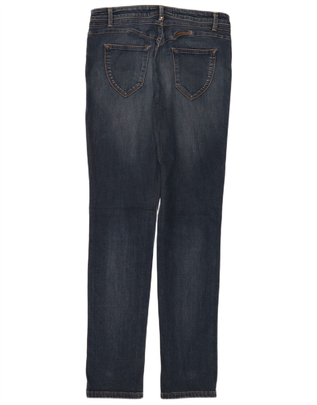 TRUSSARDI Dame Slim Jeans IT 44 Medium W28 L32 Blå