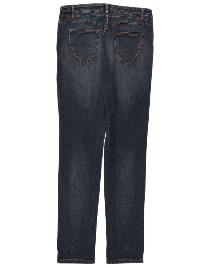 TRUSSARDI Dame Slim Jeans IT 44 Medium W28 L32 Blå