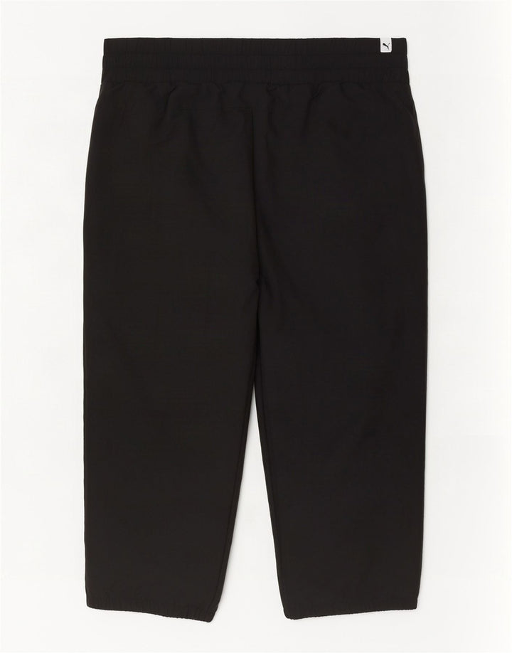 Puma Dame Capri Træningsdragt Bukser UK 10 Small Black
