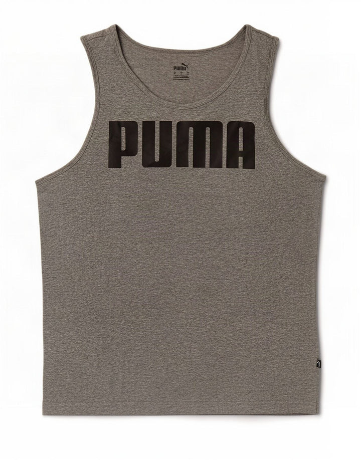 Puma Herre grafisk vest Top Medium Grey Flecked Bomuld