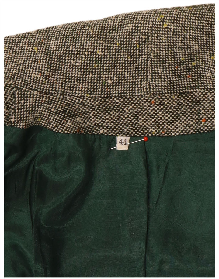 Vintage Dame Cape Coat IT 44 Medium Grey Flecked