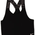 Nike Dame Dri Fit Sport BH Grafisk Vest Top UK 14 Medium Sort Polyester