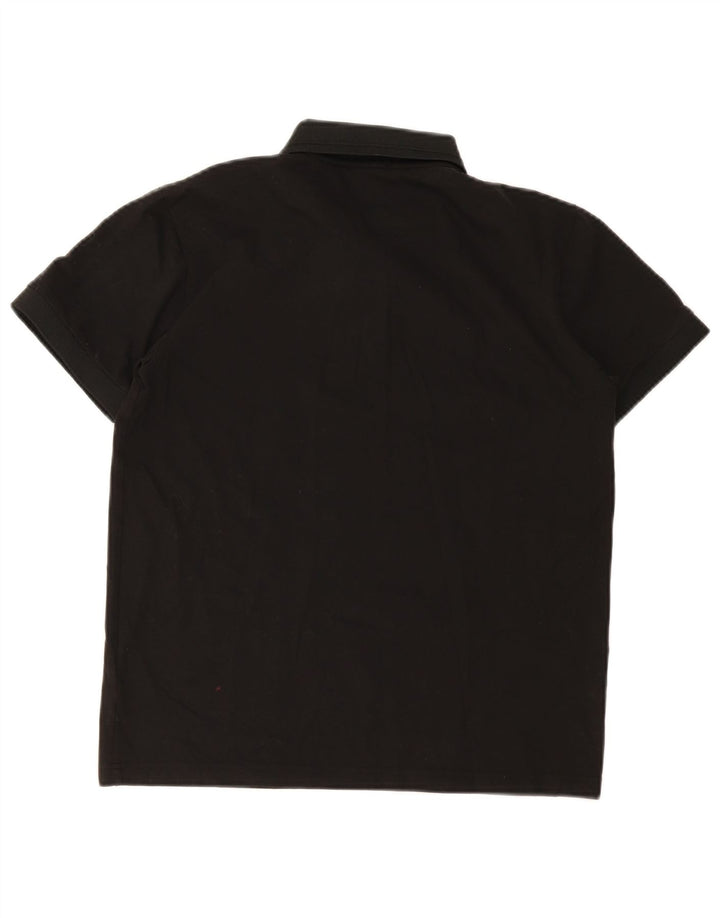 Hugo Boss Stretch Polo Shirt til mænd Stor sort bomuld