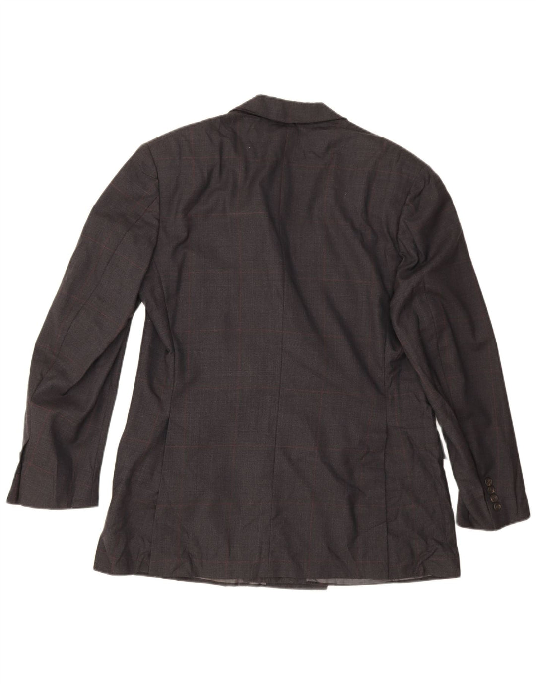 Polo Ralph Lauren Herre Double Breasted Blazer Jacket UK 40 Large Grey Check