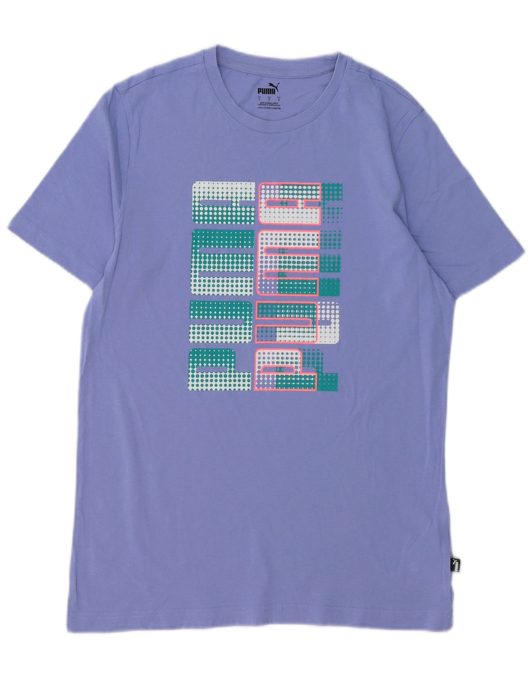 Puma Herre grafisk T-shirt Top Lille lilla bomuld