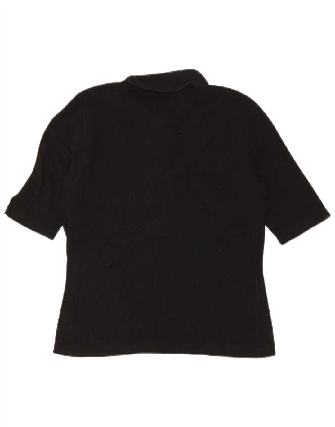 Lacoste Dame Polo Shirt Størrelse 42 Stor Sort Bomuld