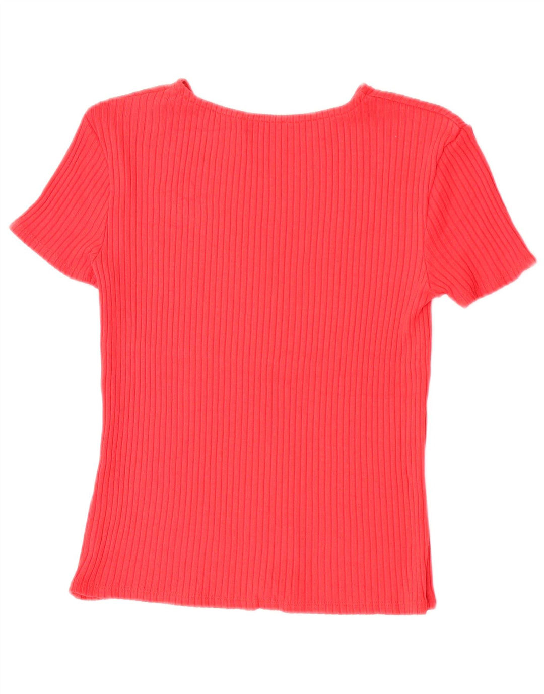 Zara Dame T-Shirt Top UK 8 Lille Rød