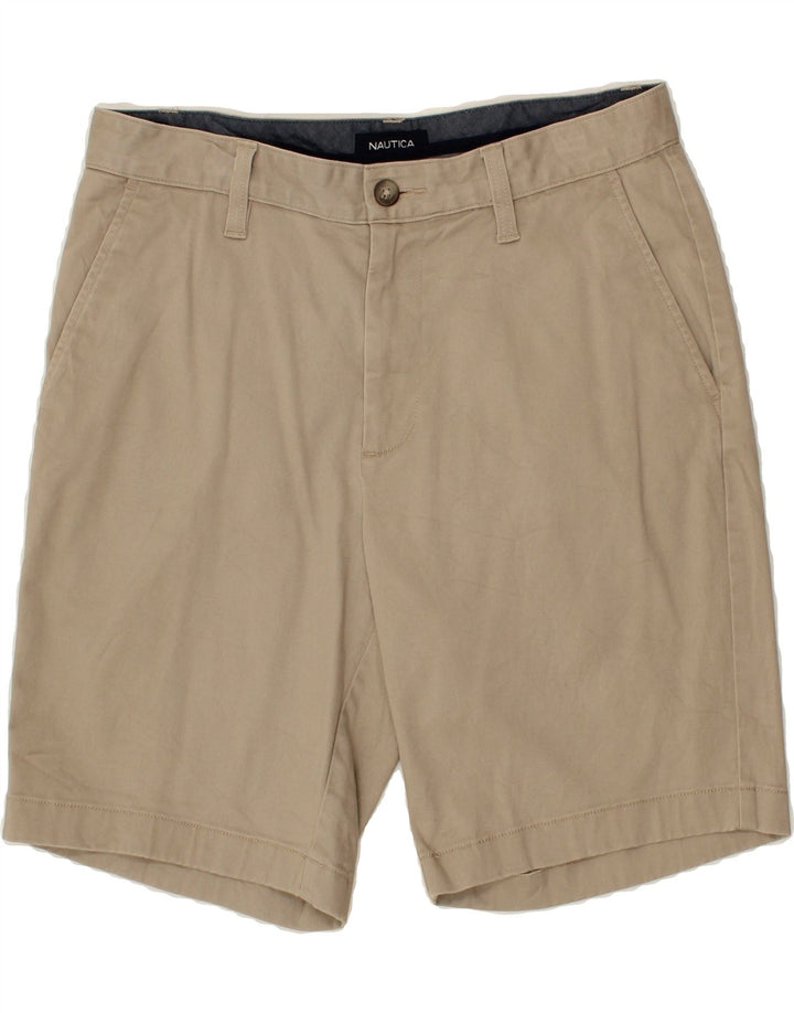 NAUTICA Mens Chino Shorts W30 Medium Beige Cotton Vintage Nautica and Second-Hand Nautica from Messina Hembry 