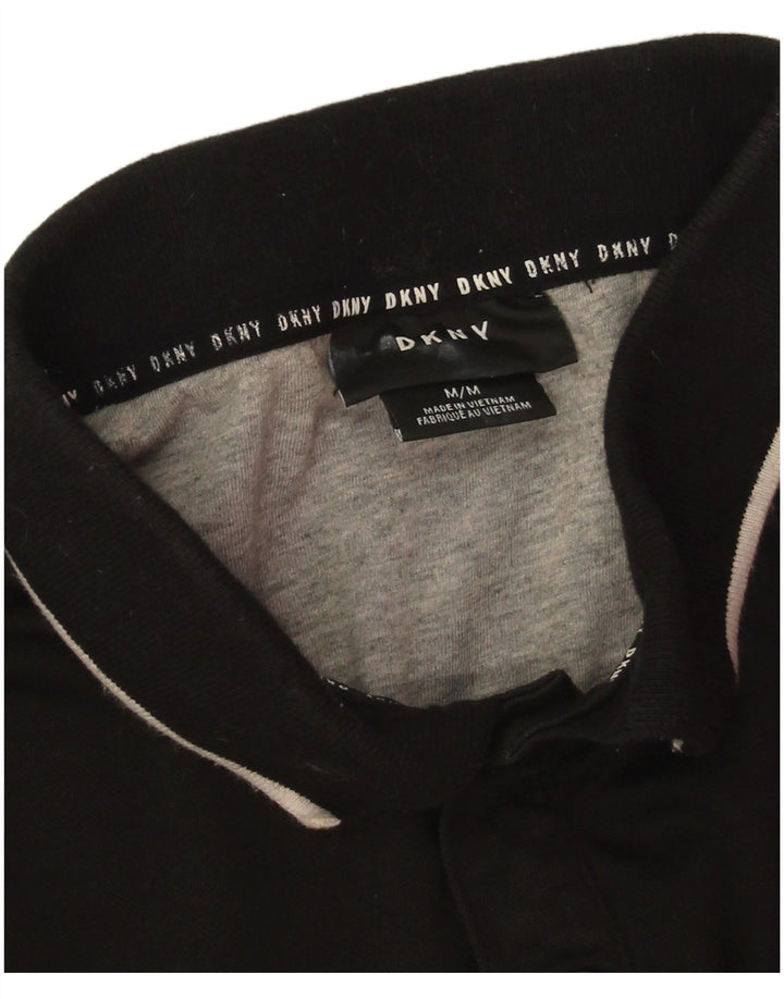 Dkny Herre Polo Shirt Medium Sort Bomuld
