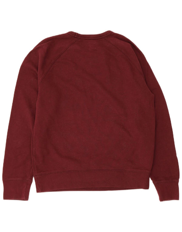 Gap Herre Sweatshirt Jumper Medium Bourgogne bomuld