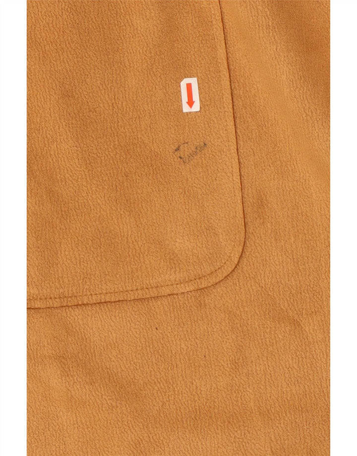 Zara Womens Longline Cardigan Sweater UK 16 Large Brown Polyester