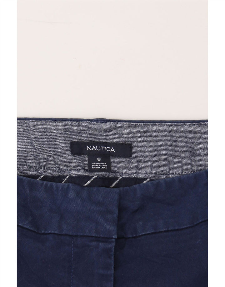 NAUTICA Womens Chino Shorts US 6 Medium W32  Navy Blue Cotton Vintage Nautica and Second-Hand Nautica from Messina Hembry 