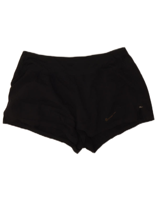 Nike løbesportsshorts til kvinder UK 12 Medium Sort Polyester