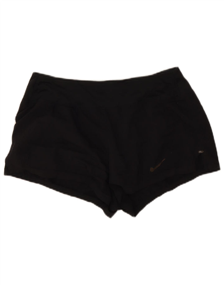 Nike løbesportsshorts til kvinder UK 12 Medium Sort Polyester
