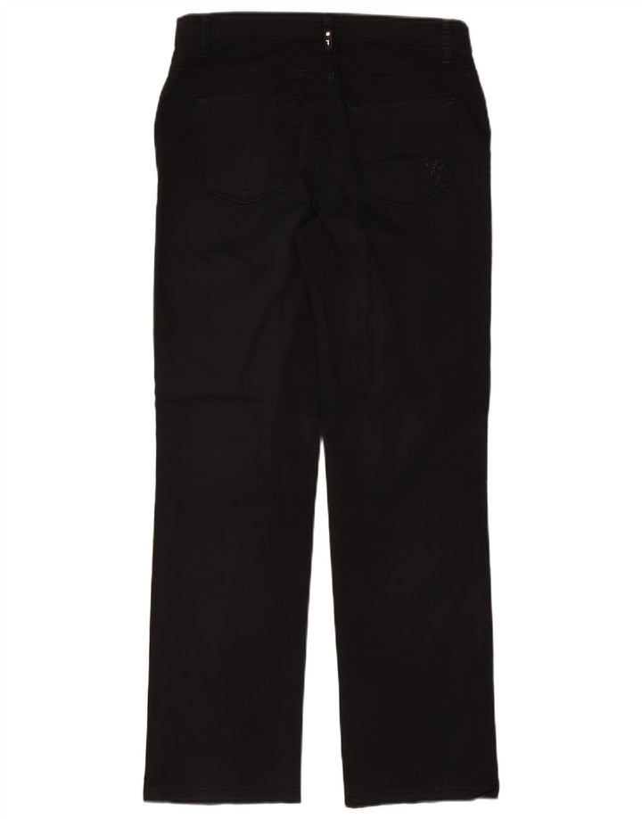 Trussardi Lige Casual Bukser til kvinder IT 44 Medium W28 L29 Sort