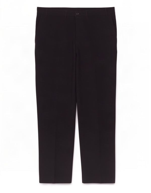 Marks & Spencer Mens Tailored Straight Chino Trousers W46 L31 Navy Blue