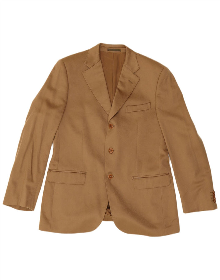 Piacenza Herre 3-knaps blazerjakke IT 50 Stor Beige Cashmere