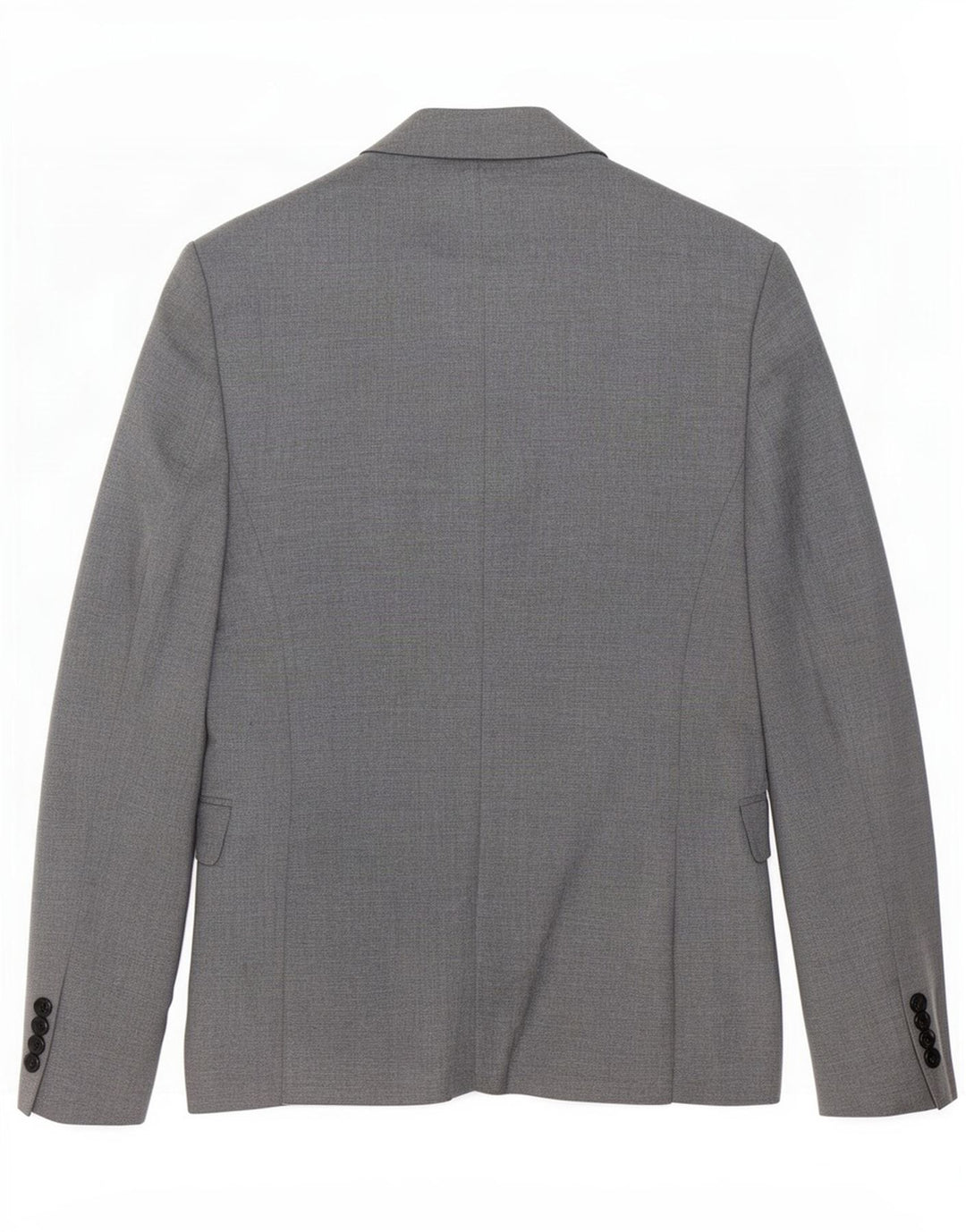 Zara Herre 1-knap blazerjakke EU 44 XS Grå Polyester