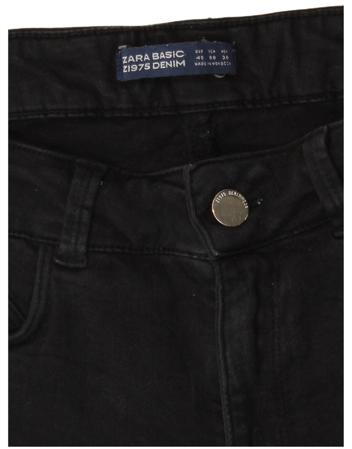 Zara Dame Skinny Jeans EU 40 Medium W30 L27 Sort