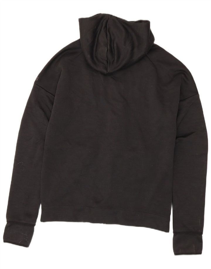 Adidas Hættetrøje med lynlås til mænd Medium Sort Flecked Polyester