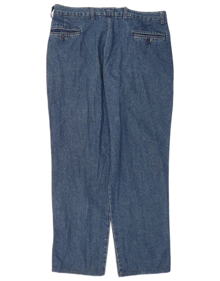 Valentino lige jeans til kvinder W36 L31 blå bomuld