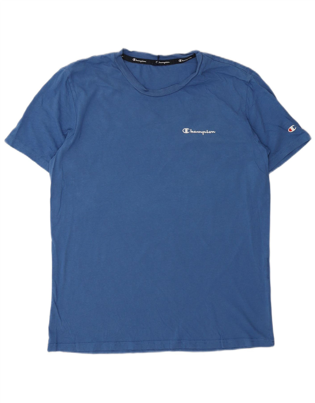 CHAMPION Mens T-Shirt Top Medium Blue