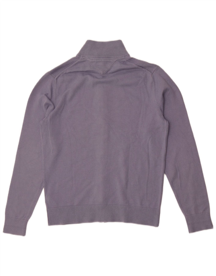 Tommy Hilfiger Herre Cardigan Sweater Stor Blå Bomuld