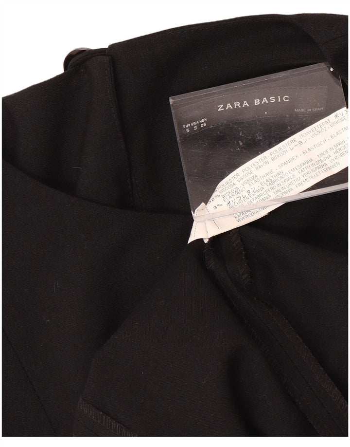 ZARA Womens Sleeveless Sheath Dress UK 10 Small Black Polyester