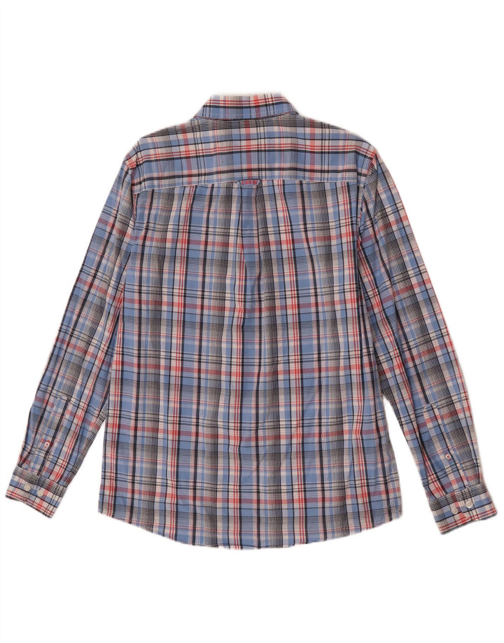 Crew Clothing Herre Classic Fit Shirt Lille blå ternet bomuld