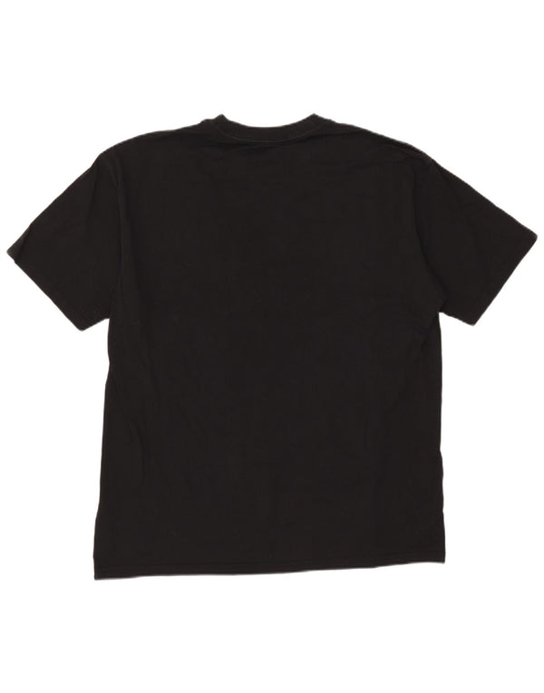 Nike Herre Loose Fit Grafisk T-shirt Top Stor Sort Bomuld