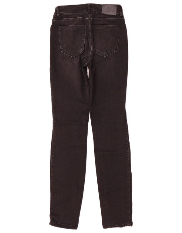 Massimo Dutti Dame Mid Rise Skinny Jeans EU 34 2XS W24 L29 Sort Bomuld