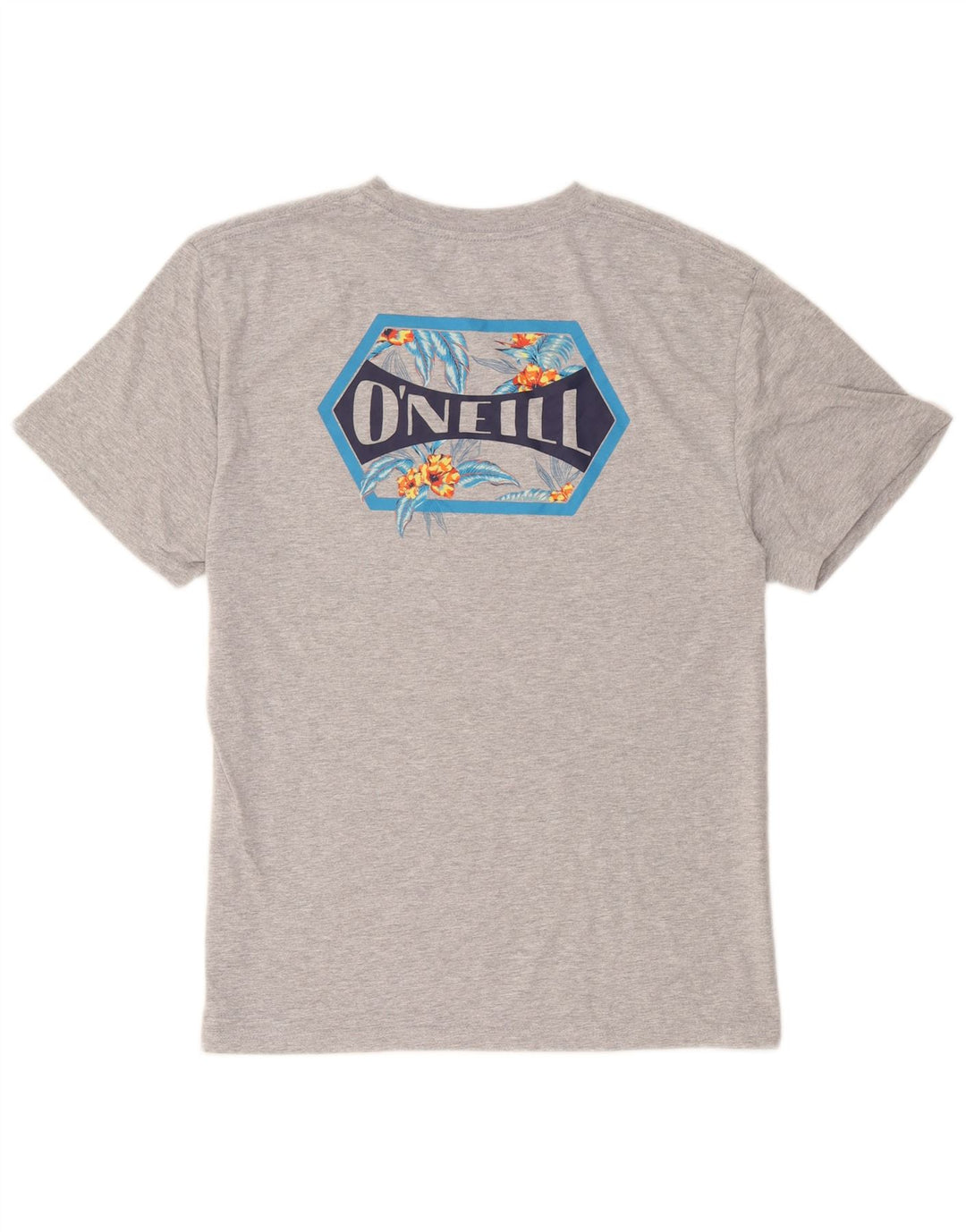 O'Neill Herre Modern Fit Grafisk T-Shirt Top Stor Grå Bomuld