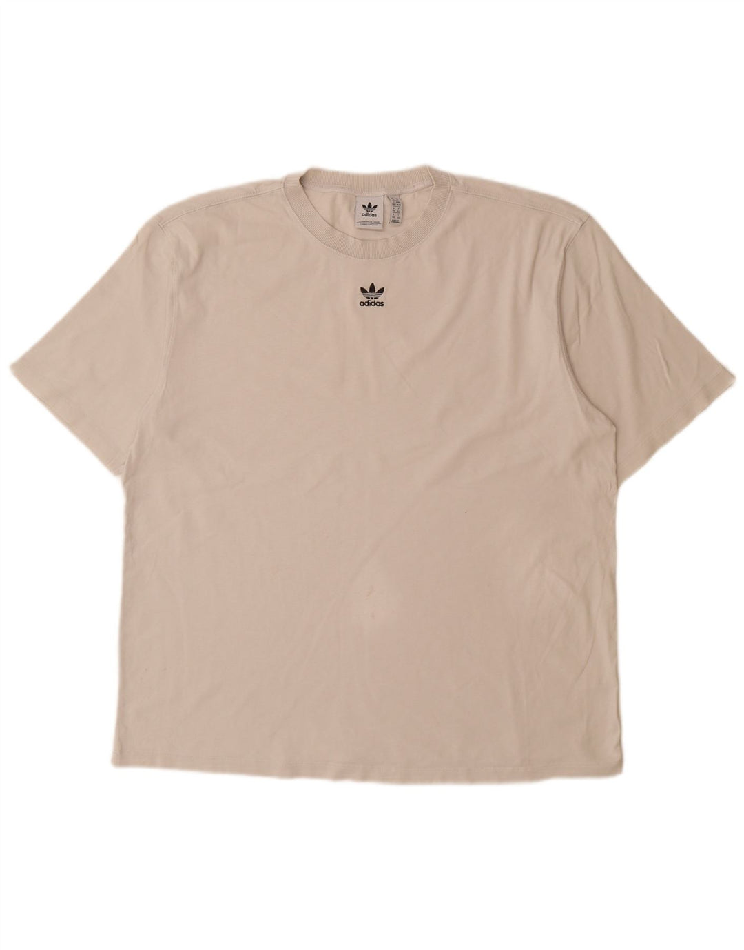 ADIDAS Grafisk T-Shirt Top til kvinder DK 14 Stor Hvid