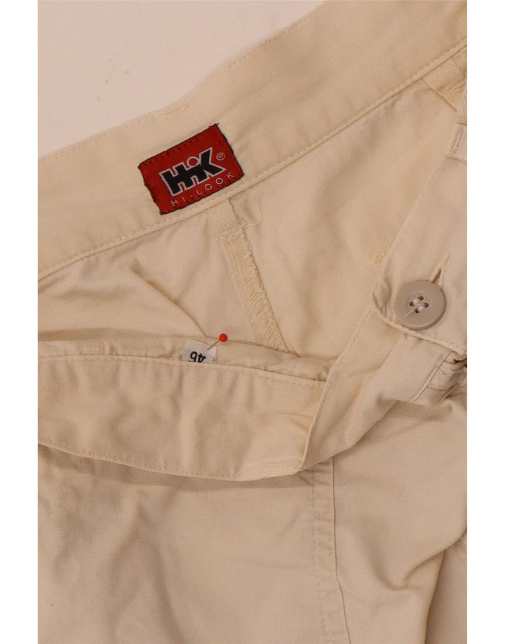 Vintage Chino Shorts til mænd IT 46 Small W30 Beige