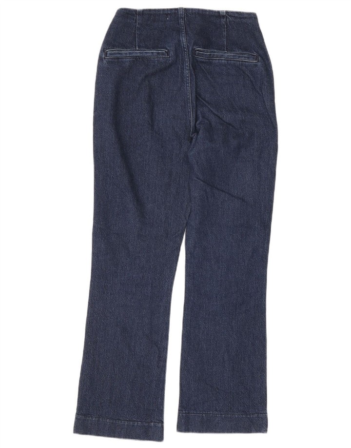 Zara Dame Bootcut Jeans EU 36 XS W26 L28 Marineblå