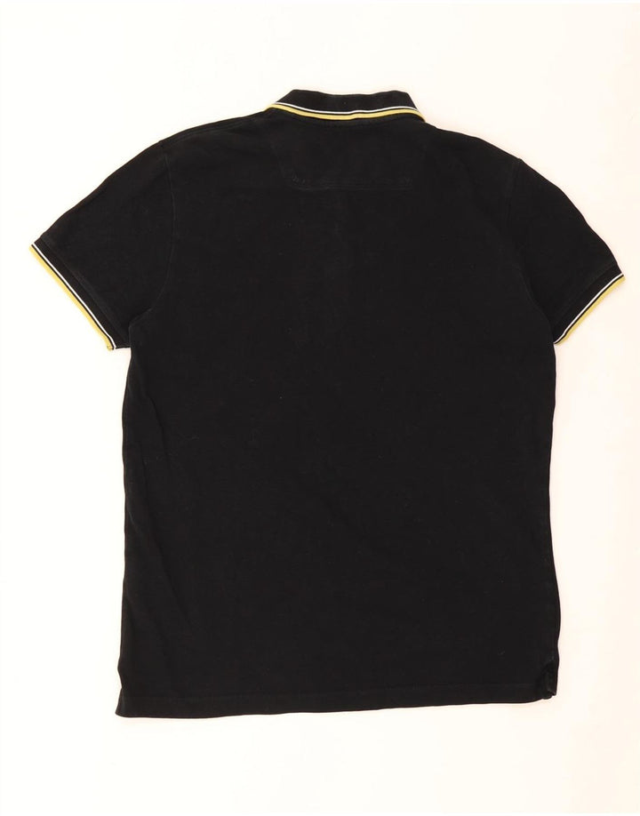 DIESEL Herre poloshirt XL Sort bomuld