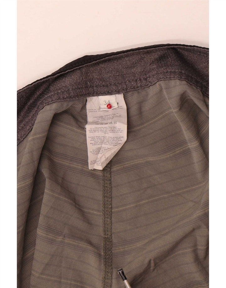 Rip Curl Badeshorts til mænd, store gråstribede polyester