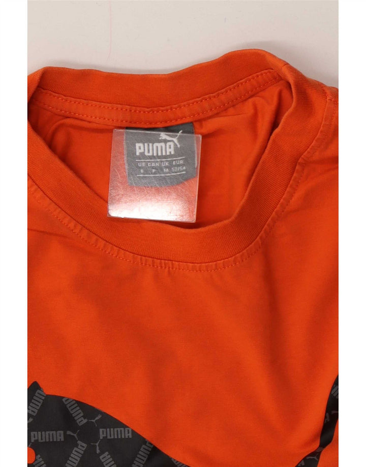 Puma Herre grafisk T-shirt Top Medium Orange