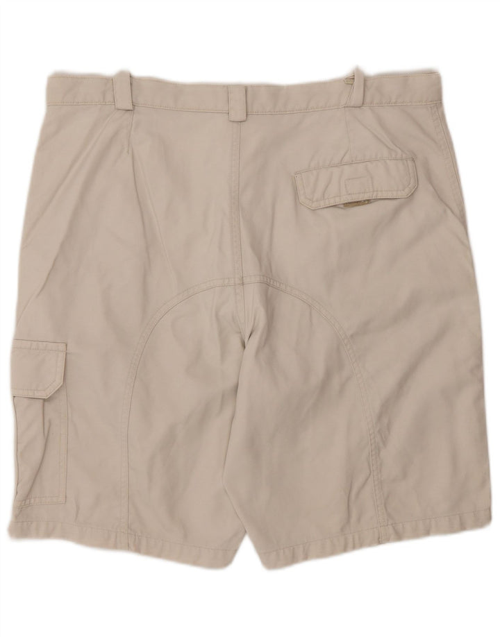 Adidas Herre Cargo Shorts Medium W32 Beige Bomuld