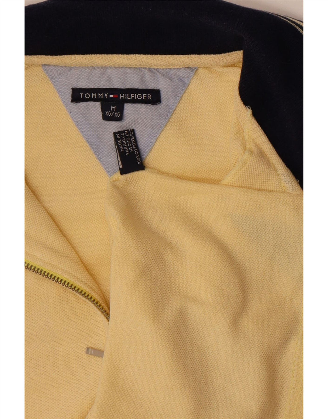 Tommy Hilfiger Rugby poloshirt til mænd Medium gul bomuld