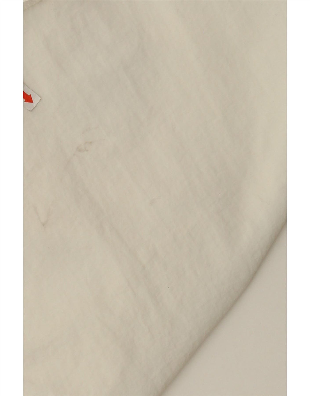 VINTAGE Mens Short Sleeve Shirt XL White Nylon