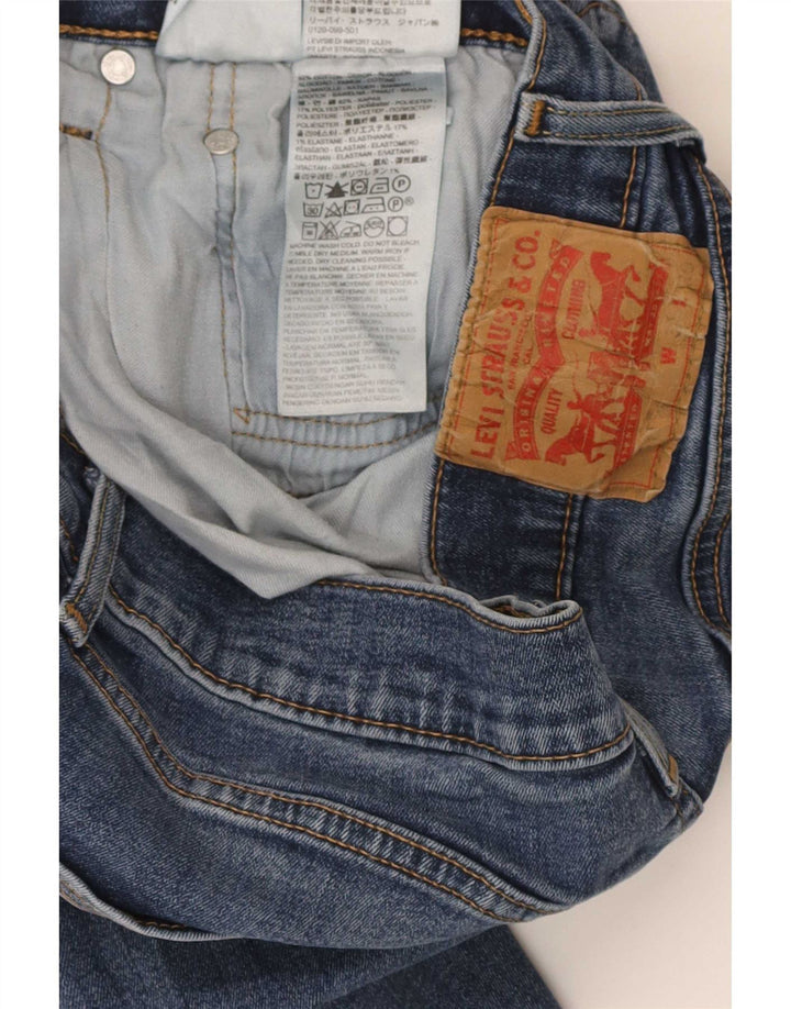 Levi's Straight Jeans til mænd W31 L30 blå bomuld