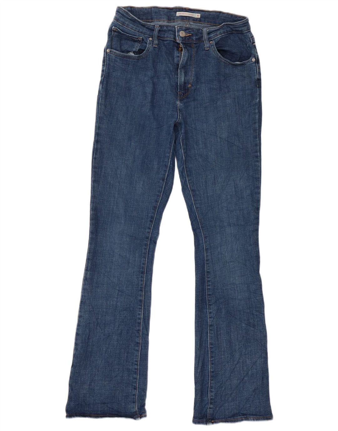 Levi's Dame 725 High Rise Bootcut Jeans W30 L32 Blå Bomuld
